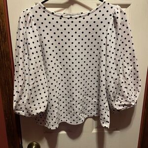 Chic Polka Dot Blouse